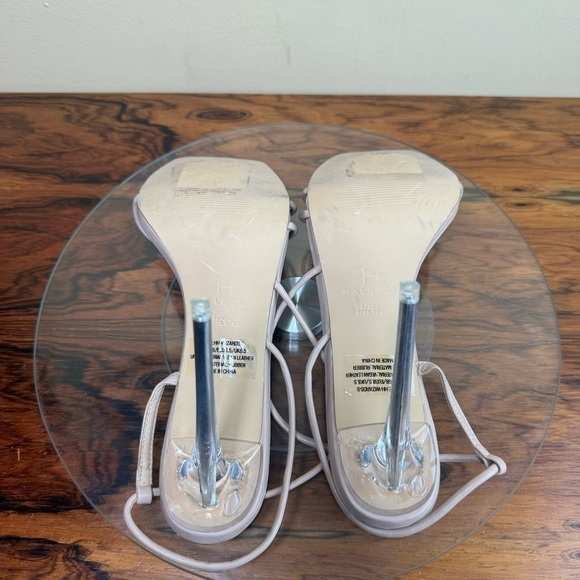 H HALSTON Women's Wizard Multi Strap Party Heels Sandal in nude - Picture 15 of 15